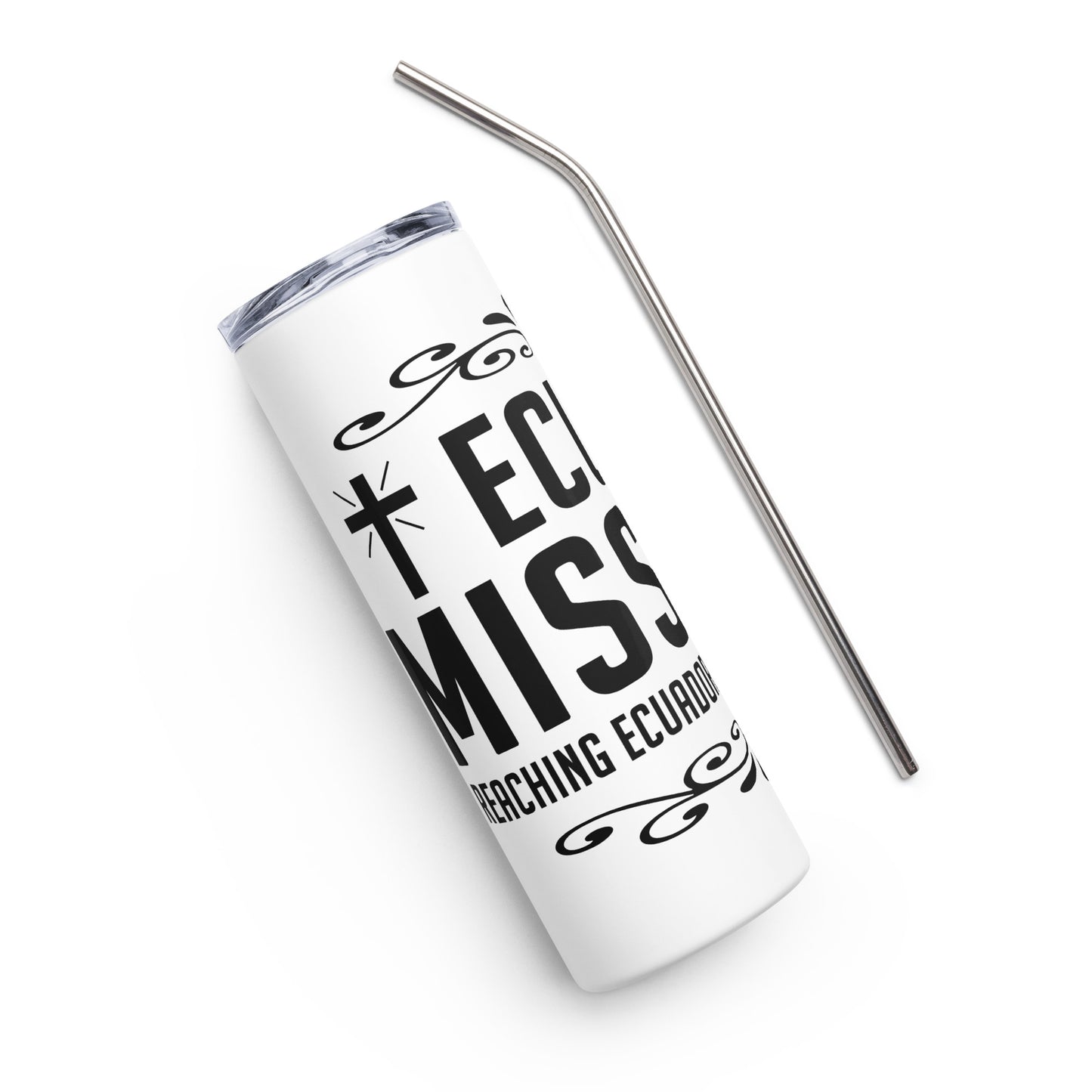 Vaso de acero inoxidable - Blanco