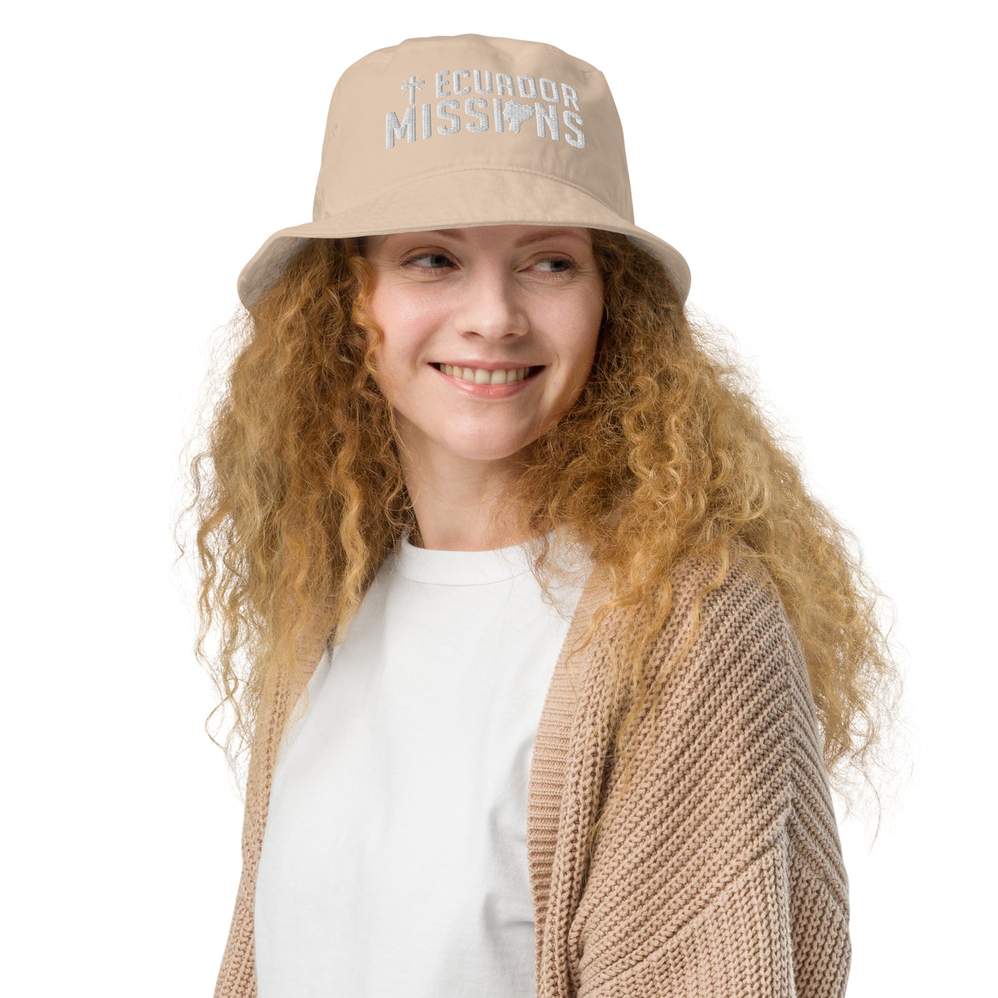 Embroidered Organic bucket hat