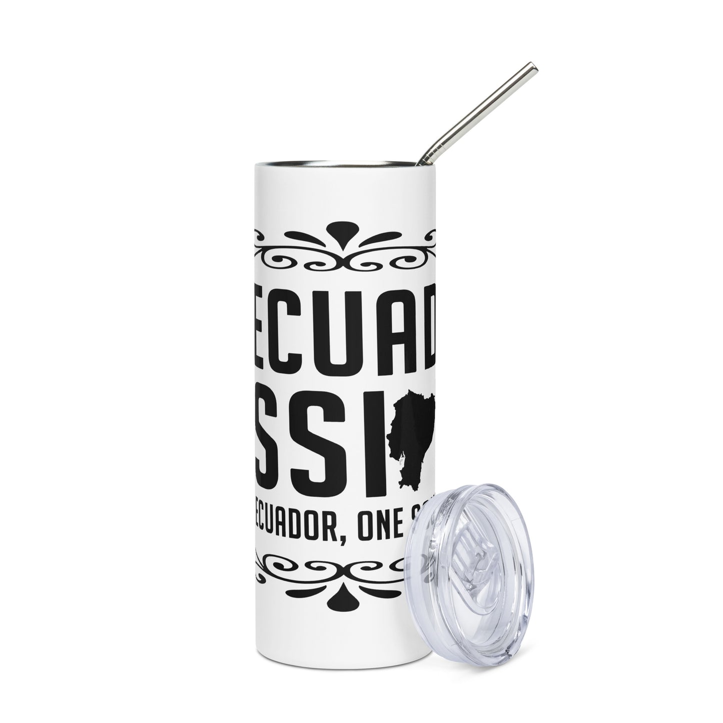 Vaso de acero inoxidable - Blanco