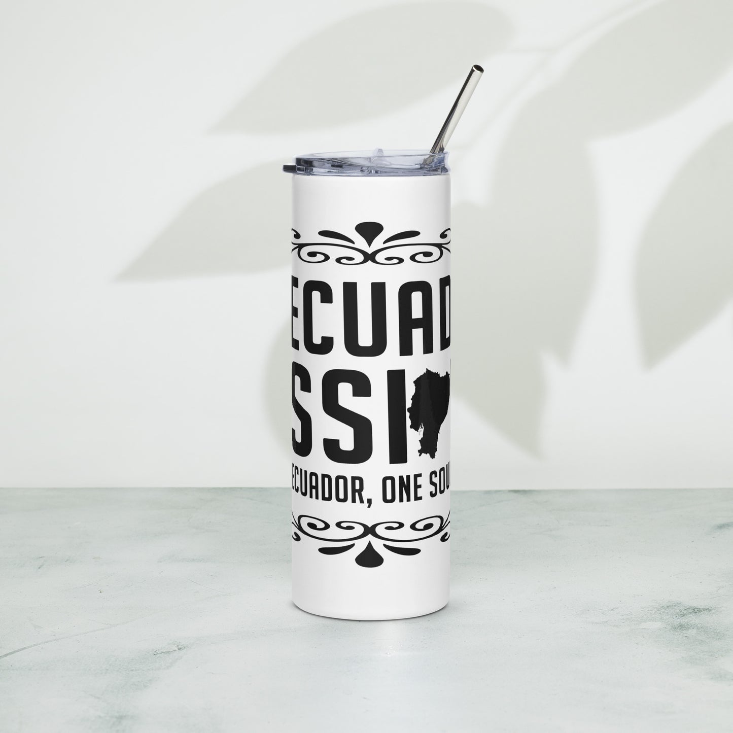 Vaso de acero inoxidable - Blanco